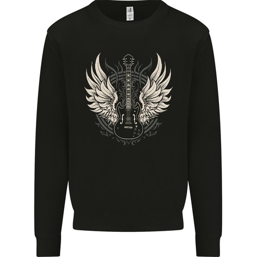 Sweat capuche enfant guitar - sweat,