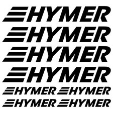 HYMER XL autocollant sticker camping caravane caravan 8 Pièces