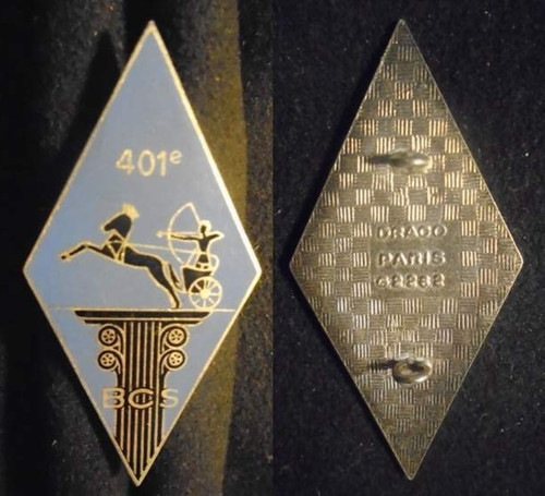 Insigne militaire 401 - militaire, 401°