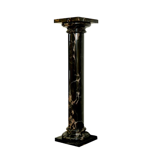 Colonne marbre noir portoro - en,