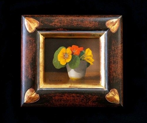 Tableau nature morte huile sur - tableau,