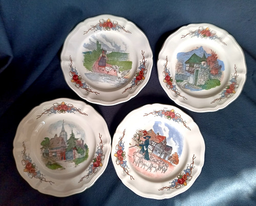 Sarreguemines assiettes à - 4,
