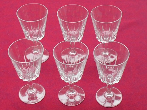 Lot verres vin - 6,