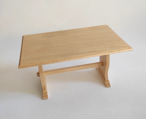 Grande table miniature bois - table,