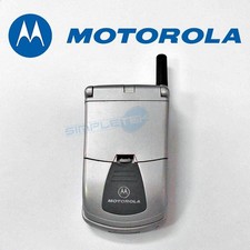 Téléphone Cellulaire Motorola Startac 130 Gris Silver Gsm 1998 Usagé