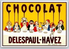 Postcard Ad France Chocolat