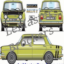  Simca Rallye 2 - Affiche