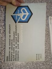 Replacement parts catalog Piaggio CIAO BOXER BRAVO 1980_no Vespa Ape Si Lambretta 