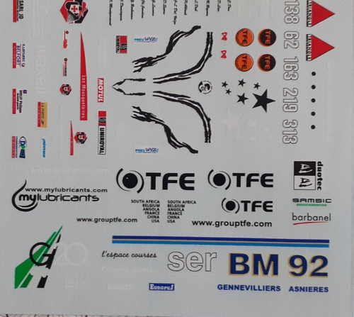 Decalcomanie decals divers - decals,