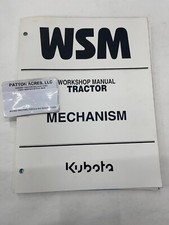 Workshop Manual for Kubota Tractor Mechanism Manual