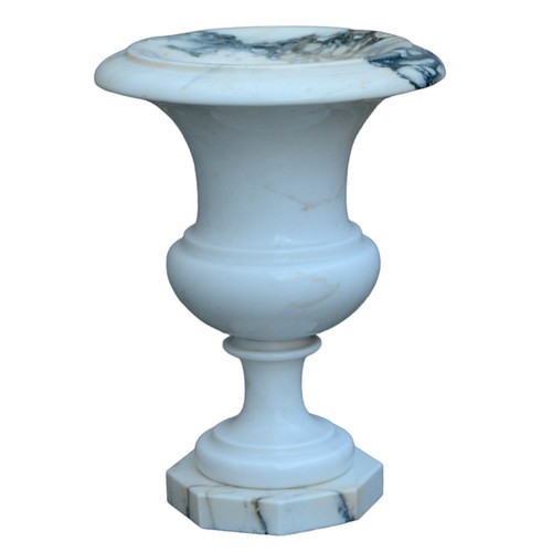 Vase médicis marbre blanc - marbre,