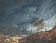 Gouache Louis-Nicolas Van