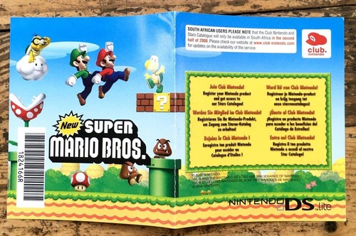 New super mario bros carte - new,