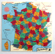 Jeu éducatif ancien Carte de
