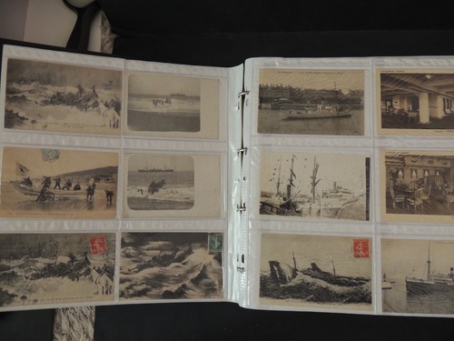 Album 400 cartes postales - album,