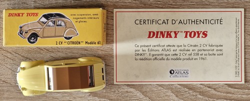 Dinky toys atlas - citroen, 2cv
