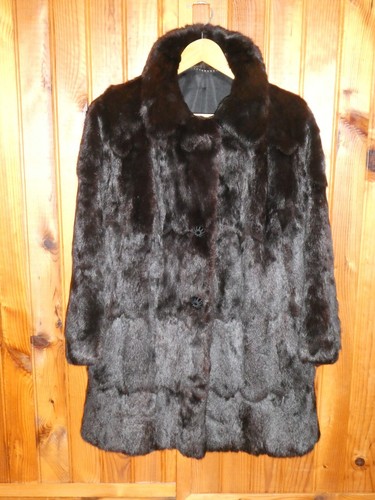 Manteau vison noir - , années