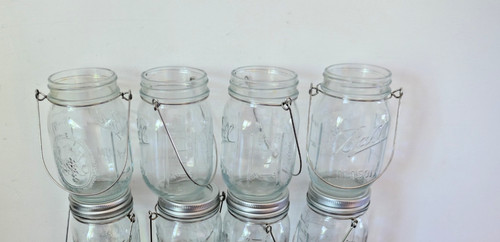 Lot pots bocaux verre - 4,