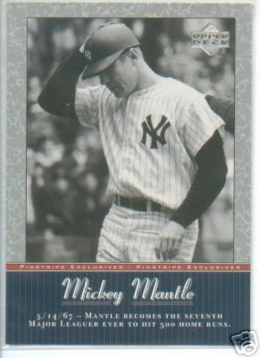 2001 upper deck mickey mantle - upper,