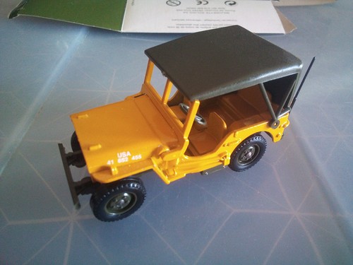 Jeep willys jaune solido - jaune,