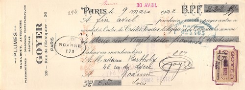 1922 plumes passementeries - plumes,