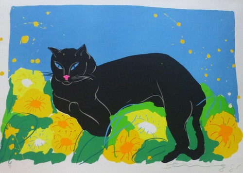 Walasse ting noir - walasse, chat