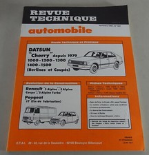 Repair Manual Revue Technique Renault R5 Turbo/Peugeot J7 status 11/1982