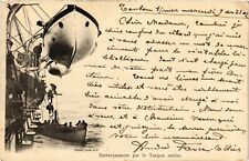 CPA AK Embarquement par le