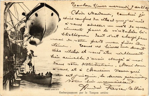 Cpa embarquement par - embarquement, le