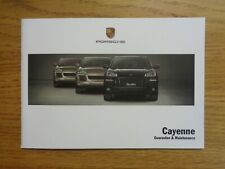 Porsche Cayenne Service History Book