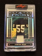2025 Leaf Glory Of The Game JUNIOR SEAU Game Used Memorabilia Silver 30/40