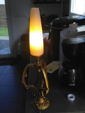 ancienne rare  lampe bronze