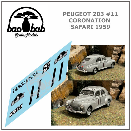 Decals peugeot 203 11 - peugeot,