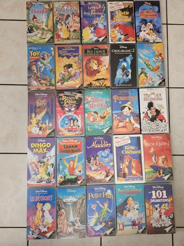 Lot cassettes vidéo - lot,