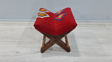 Turkish Stool, Ottoman stool, footstool, pouf, Antique stool, Vintage chair