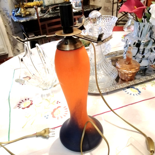 Pied lampe pâte de - en,