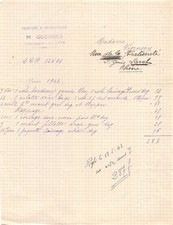 1942 DYEING AND DEGREASING M GEORGES A LYON - MME VIORNERY A SAINT GENIS LA