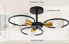 Plafonnier Nordique 3 Spots