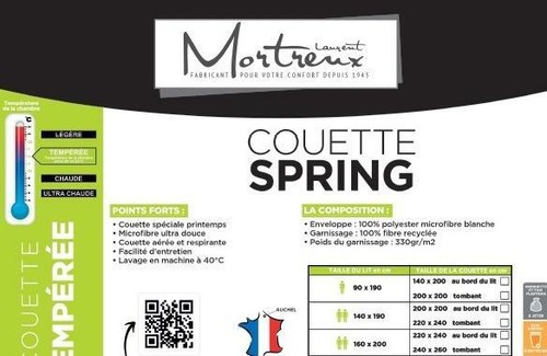 Couette blanche spring - blanche,