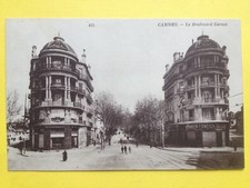 Old postcard CANNES Le Boulevard CARNOT, COMPANY "Le Viager Foncier du Littoral"