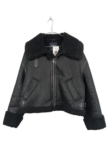 Zara veste aviateur femme noir - zara,