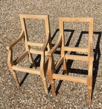 2 Frames French Wooden Kids Dolls Chairs 25 ‘ Hight Fauteuil Armchairs