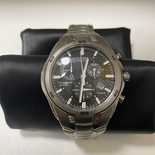 Citizen Eco-Drive Chronograph Titanium Watch H570-S030757 Excellent Condition