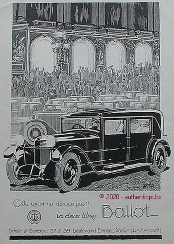 Publicite ballot automobile - automobile, 2