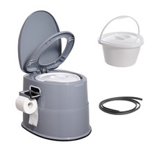 VEVOR Toilette Portable Toilette de Camping avec Réservoir à Matières 5 L Voyage