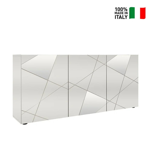 Buffet moderne blanc - , brillant