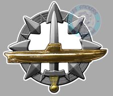 STICKER NATIONAL NAVY ARMY SUBMARINE BADGE FRENCH SUBMARINE SC114