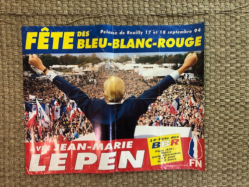 Affiche front national le - fn,