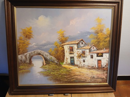 Tableau peinture huile - tableau,