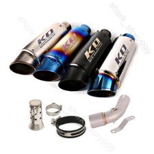 Exhaust System Slip On Muffler Tips Mid Link Pipe For Benelli TNT135 2017-2023